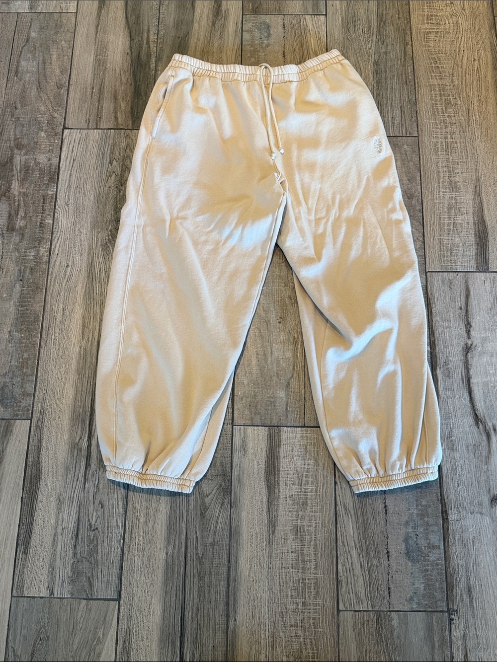 FP Movement by Free People Cream Elastic Cuff Joggers